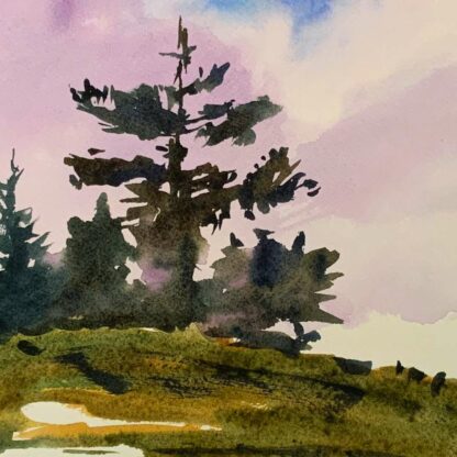 Watercolor Landscape, the Colors of Summer cod 272